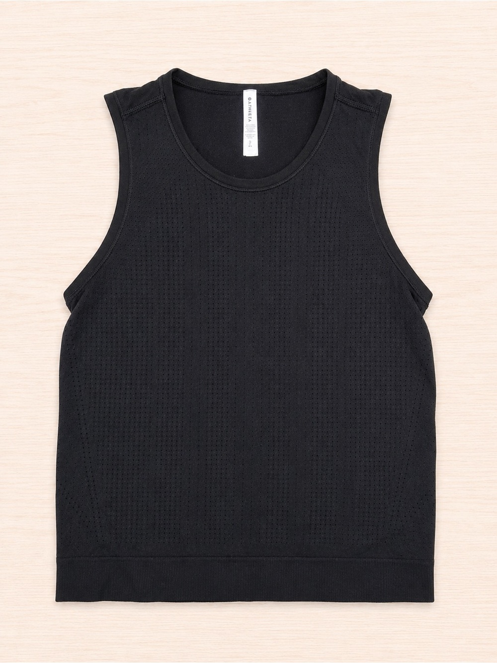 Athleta Black Sleeveless Performance Tank